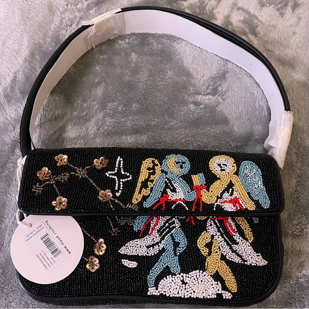 STAUD ZODIAC BEADED TOMMY BAG GEMINI - Picture 6 of 6